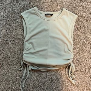 SHEIN Green Side Tie Tank